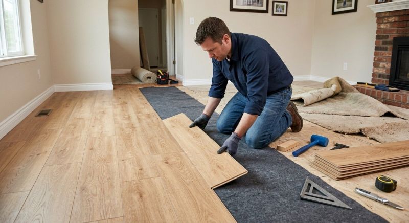 Laminate Floor Remodeling in Powhatan, VA