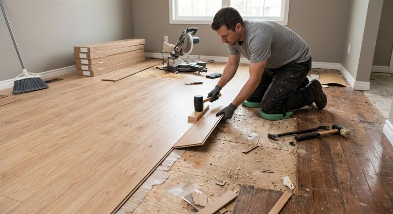 Laminate Floor Replacement in Midlothian, VA