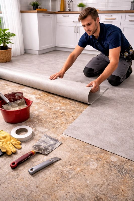 Linoleum Floor Installation in Fork Union, VA