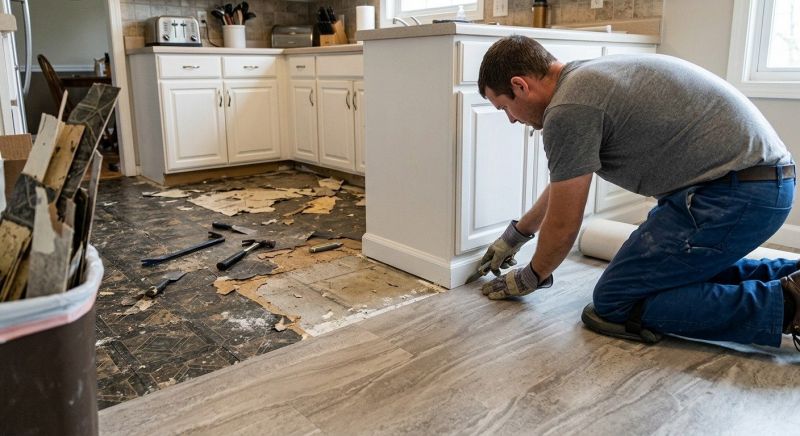 Linoleum Floor Installation in Montpelier, VA