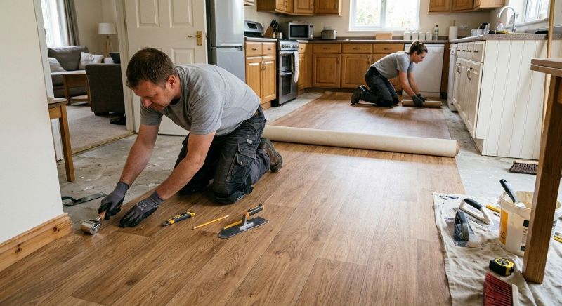 Linoleum Flooring Replacement in Powhatan, VA
