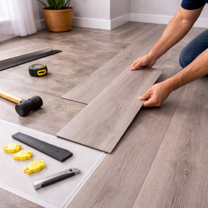 Luxury Vinyl Tile Installation in Kents Store, VA