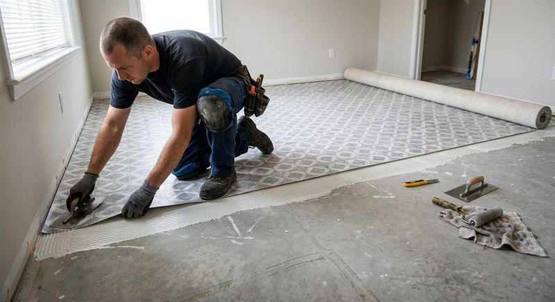 Sheet Flooring Installation in Cartersville, VA