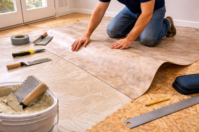 Sheet Flooring Installation in Cartersville, VA