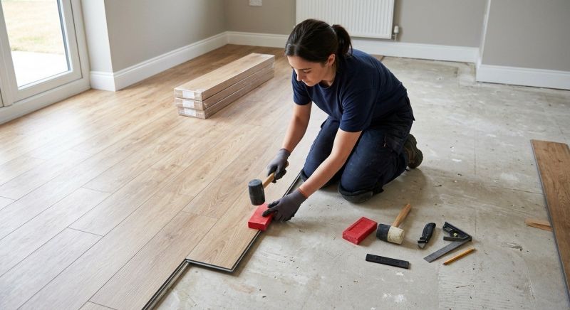 Vinyl Plank Floor Installation in Powhatan, VA