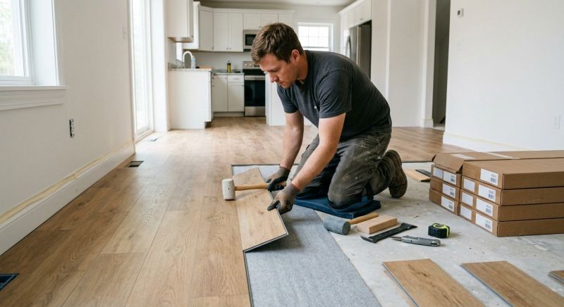 Vinyl Plank Floor Installation in Powhatan, VA